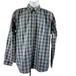 Vintage The Sundays Button-Front Shirt XL Plaid